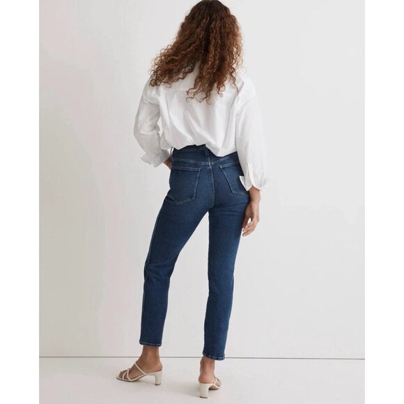Madewell Stovepipe Women's Denim Stretch Jeans Size 25P Skinny Leg Mid.Rise NWOT - Picture 2 of 8